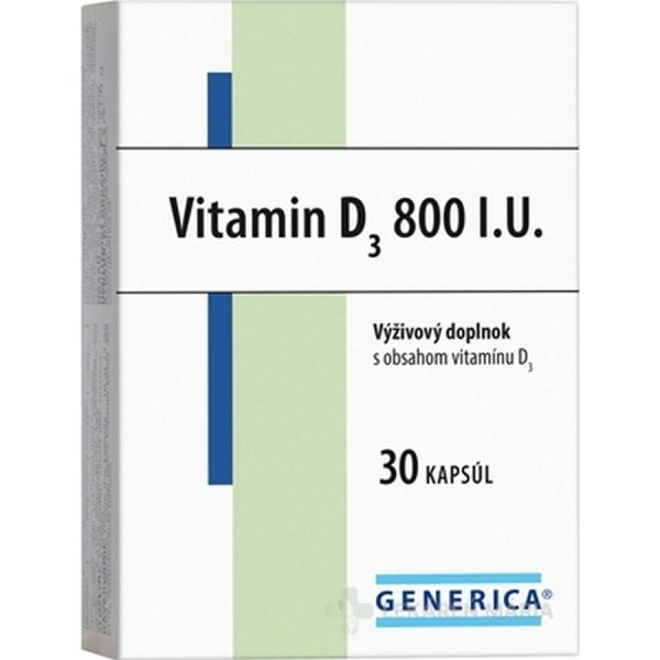 GENERICA Vitamin D3 800 I.U.