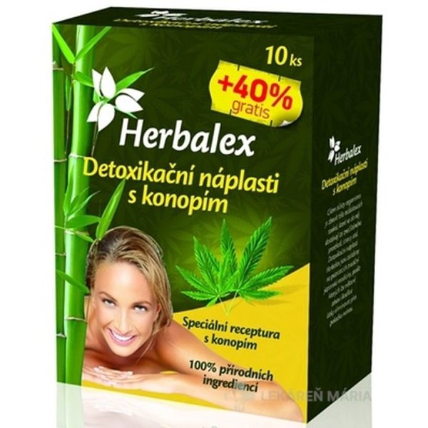 Herbalex Detoxikačné náplasti s konopou