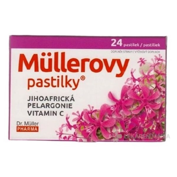 MÜLLEROVE pastilky Juhoafrická PELARGÓNIA