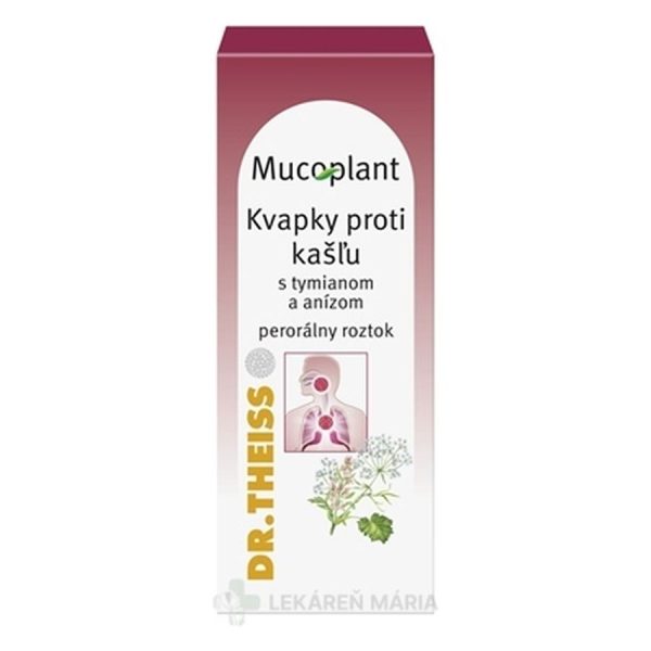 Mucoplant Kvapky proti kašľu s tymiánom a anízom