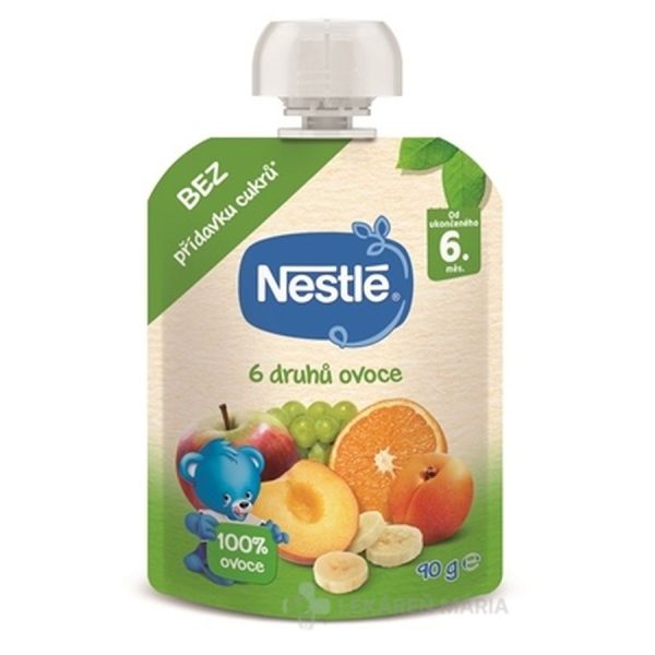 Nestlé 6 druhov ovocia