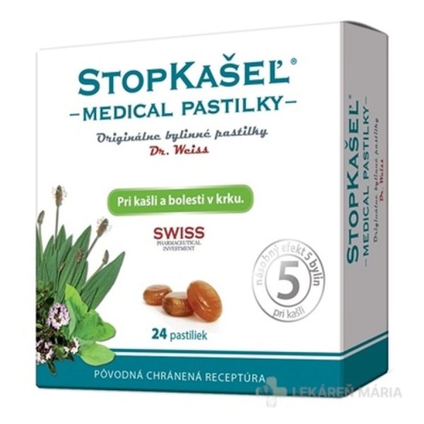 STOPKAŠEĽ Medical pastilky Dr. Weiss