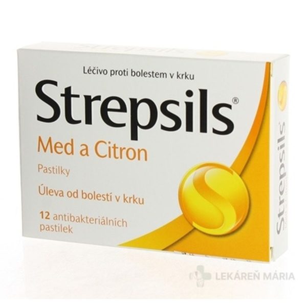 Strepsils Med a Citrón