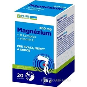 PLUS LEKÁREŇ Magnézium 400 mg+B komplex+vitamín C